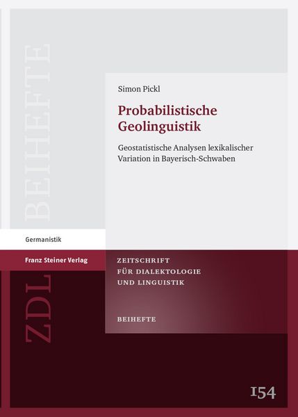 Produktbild: Probabilistische Geolinguistik