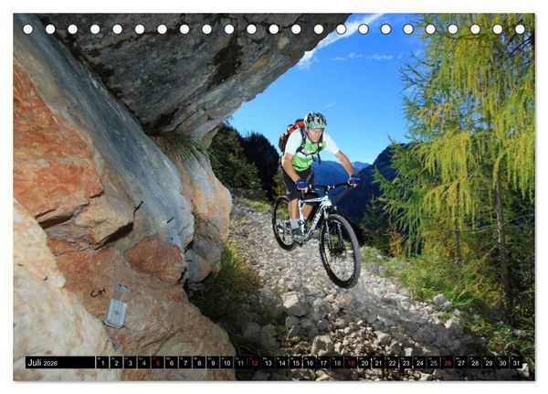 Produktbild: Mountainbike Spirit 2026 (Tischkalender 2026 DIN A5 quer), CALVENDO Monatskalender