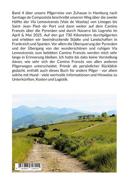 Produktbild: Jakobspilgern mit Hund von Hamburg nach Santiago de Compostela (IV)