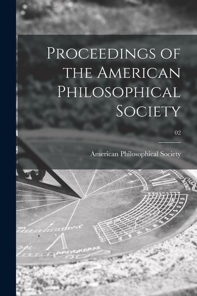 Produktbild: Proceedings of the American Philosophical Society; 02