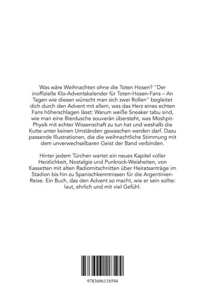 Produktbild: Der inoffizielle Klo-Adventskalender f&uuml;r Toten-Hosen-Fans