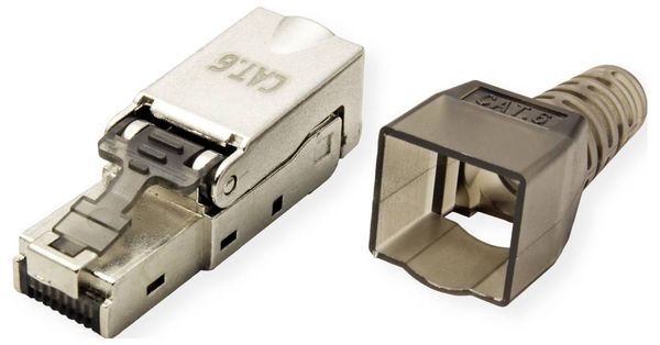 Produktbild: Value 26.99.0371 VALUE feldkonfektionierbarer RJ-45 Stecker Kat.6 (Class E), STP 26.99.0371 Silber 1 St.