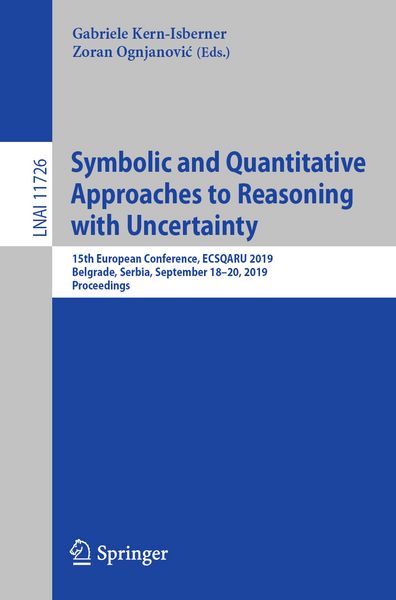 Produktbild: Symbolic and Quantitative Approaches to Reasoning with Uncertainty