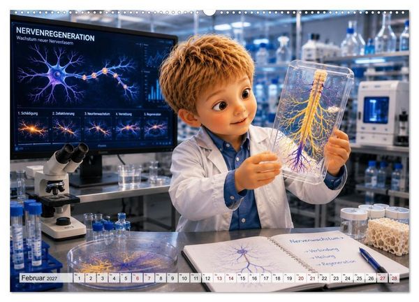 Produktbild: Patrick, Forscher mit Herz (Wandkalender 2027 DIN A2 quer), CALVENDO Monatskalender