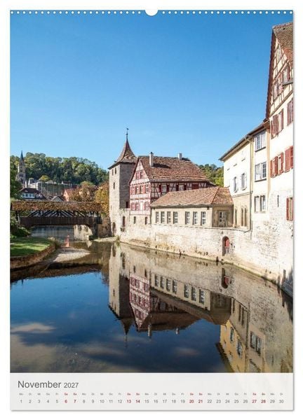 Produktbild: Schw&auml;bisch Hall am Kocher (Wandkalender 2027 DIN A2 hoch), CALVENDO Monatskalender