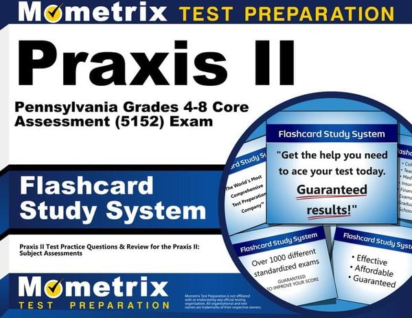 Produktbild: Praxis II Pennsylvania Grades 4-8 Core Assessment (5152) Exam Flashcard Study System