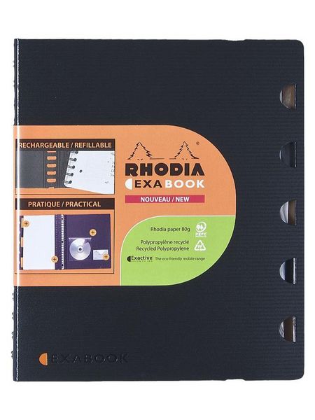 Produktbild: Exabook A4 kariert schwarz