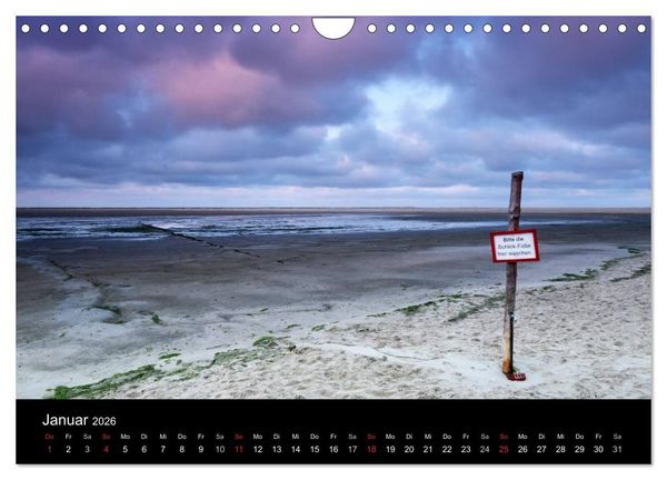 Produktbild: Amrum, Perle der Nordsee (Wandkalender 2026 DIN A4 quer), CALVENDO Monatskalender