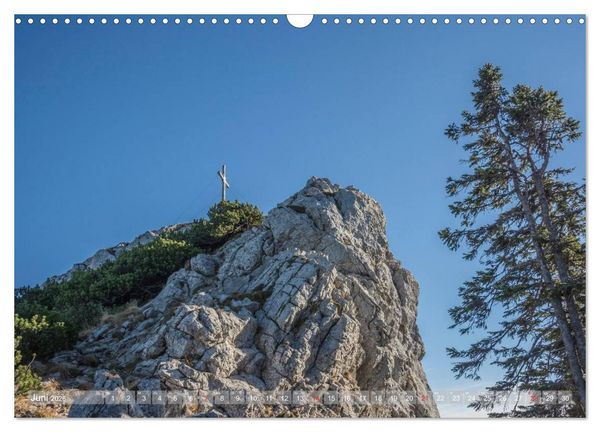 Produktbild: Gipfelkreuze auf bayerischen Bergen (Wandkalender 2026 DIN A3 quer), CALVENDO Monatskalender