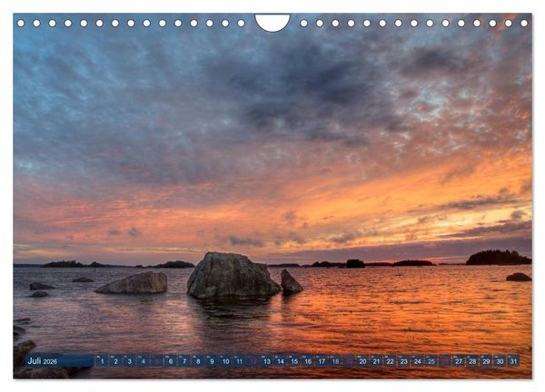 Produktbild: Suomi &ndash; Finnland (Wandkalender 2026 DIN A4 quer), CALVENDO Monatskalender
