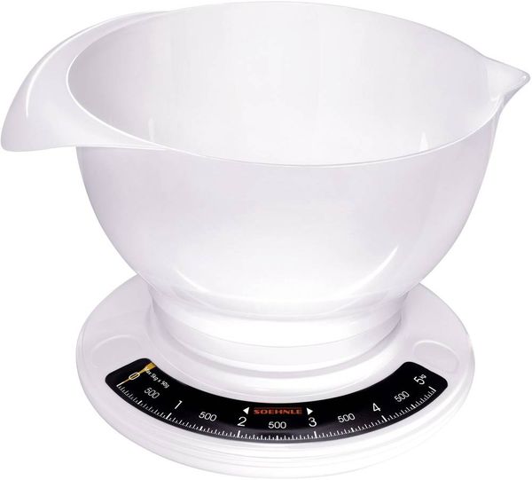 Soehnle Culina Pro Küchenwaage analog, mit Messschale Wägebereich (max.)=5kg Weiß