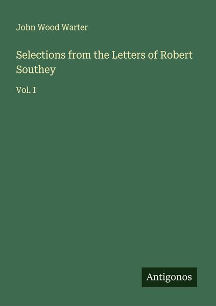 Produktbild: Selections from the Letters of Robert Southey