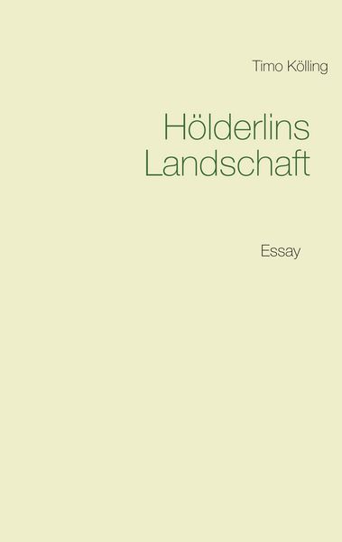 Produktbild: H&ouml;lderlins Landschaft