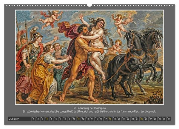 Produktbild: G&ouml;tterfunken und Leidenschaft (Wandkalender 2027 DIN A2 quer), CALVENDO Monatskalender