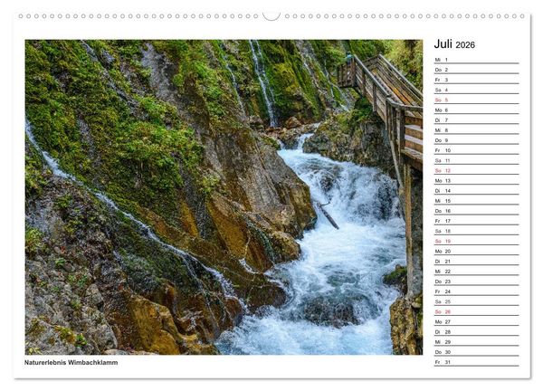 Produktbild: Servus im Bergsteigerdorf Ramsau (Wandkalender 2026 DIN A2 quer), CALVENDO Monatskalender