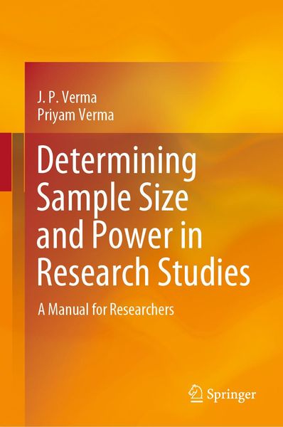 Produktbild: Determining Sample Size and Power in Research Studies