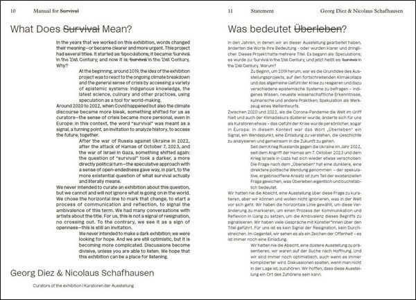 Produktbild: Manual for Survival