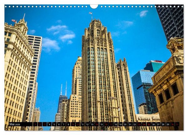 Produktbild: Chicago Impressionen (Wandkalender 2026 DIN A3 quer), CALVENDO Monatskalender