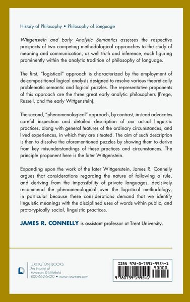 Produktbild: Wittgenstein and Early Analytic Semantics