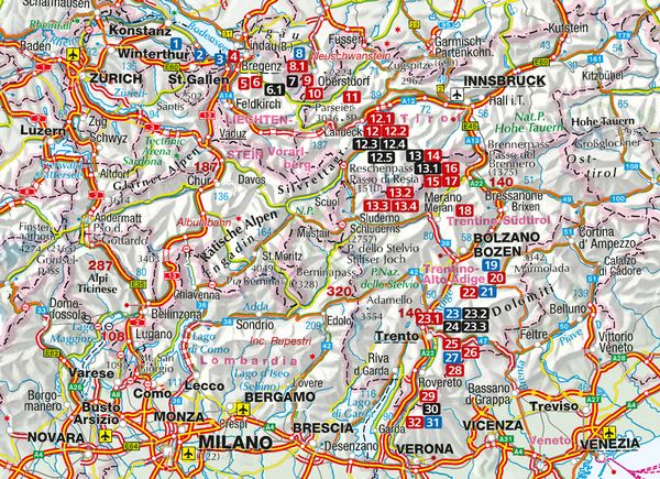 Produktbild: KOMPASS Wanderf&uuml;hrer 5962 Europ&auml;ischer Fernwanderweg E5, Von Konstanz nach Verona