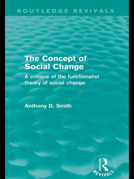 Produktbild: The Concept of Social Change (Routledge Revivals)