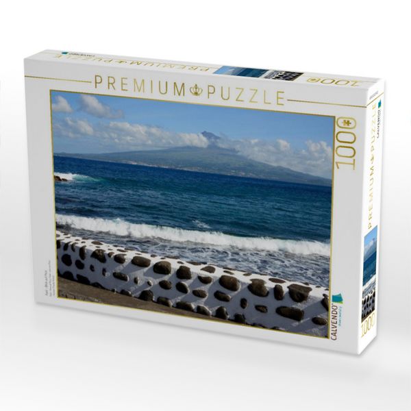 Produktbild: CALVENDO Puzzle Faial - Blick auf Pico | 1000 Teile Lege-Gr&ouml;&szlig;e 64x48cm Foto-Puzzle f&uuml;r gl&uuml;ckliche Stunden
