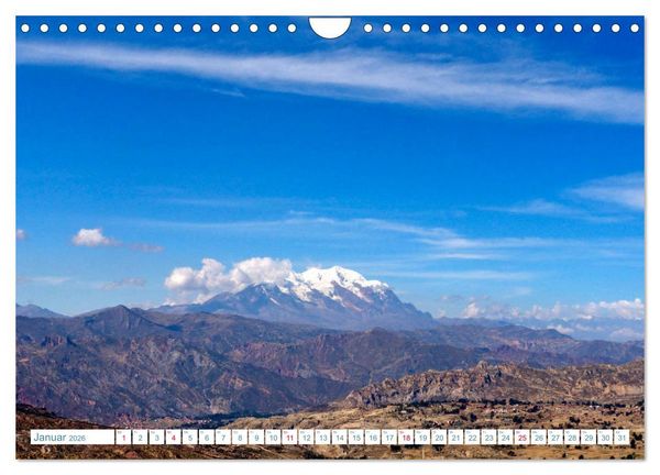Produktbild: Bolivien - Land und Leute (Wandkalender 2026 DIN A4 quer), CALVENDO Monatskalender