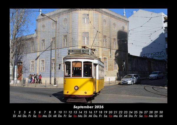 Produktbild: Lissabon 2026 Fotokalender DIN A3