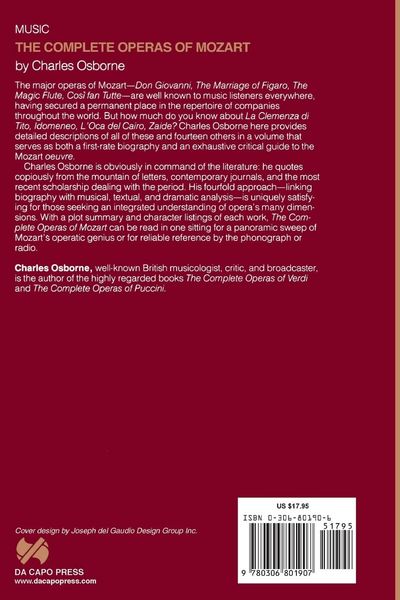 Produktbild: The Complete Operas of Mozart