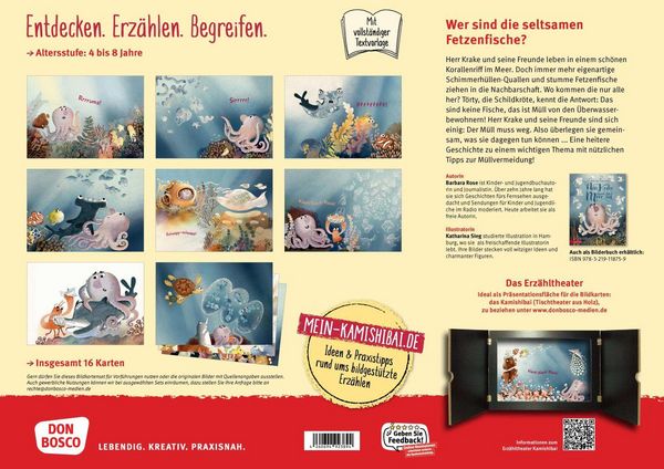 Produktbild: Herr Krake r&auml;umt das Meer auf. Kamishibai Bildkartenset