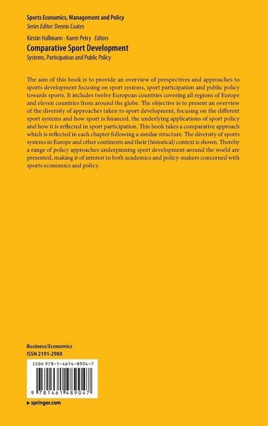 Produktbild: Comparative Sport Development