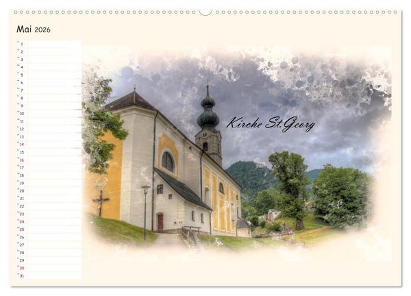 Produktbild: Ruhpolding mein sch&ouml;nes Dorf (Wandkalender 2026 DIN A2 quer), CALVENDO Monatskalender