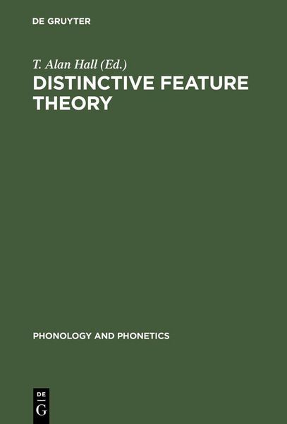 Produktbild: Distinctive Feature Theory