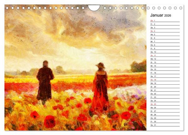 Produktbild: Fr&uuml;her Impressionismus (Wandkalender 2026 DIN A4 quer), CALVENDO Monatskalender