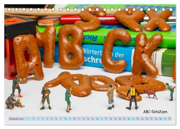 Produktbild: Mandelentz&uuml;ndung ... und andere Mini-Welten (Tischkalender 2026 DIN A5 quer), CALVENDO Monatskalender