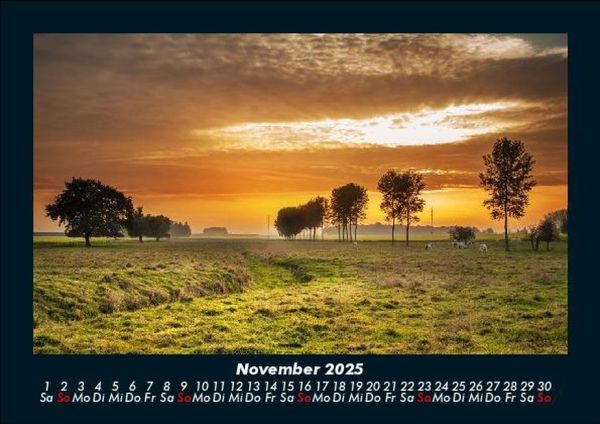 Produktbild: Landschaftskalender 2025 Fotokalender DIN A5