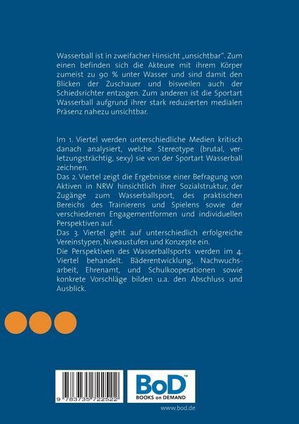 Produktbild: Wasserball - der unsichtbare Sport!?