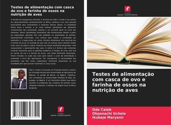 Produktbild: Testes de alimenta&ccedil;&atilde;o com casca de ovo e farinha de ossos na nutri&ccedil;&atilde;o de aves