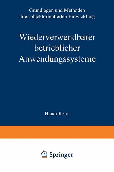 Produktbild: Wiederverwendbare betriebliche Anwendungssysteme