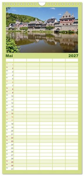 Produktbild: Familienplaner 2027 - Sehnsuchtsziel Lahn mit 5 Spalten (Wandkalender, 21 x 45 cm) CALVENDO