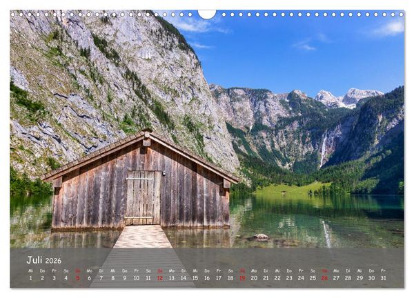 Produktbild: Stege - Seefotografie (Wandkalender 2026 DIN A3 quer), CALVENDO Monatskalender