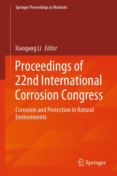 Produktbild: Proceedings of 22nd International Corrosion Congress