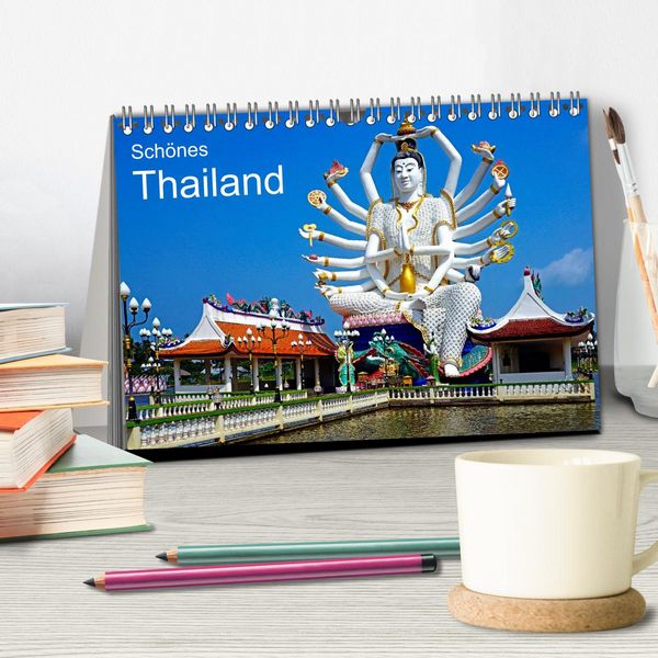 Produktbild: Sch&ouml;nes Thailand (Tischkalender 2026 DIN A5 quer), CALVENDO Monatskalender
