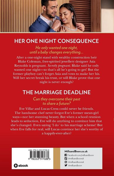Produktbild: Her One Night Consequence / The Marriage Deadline - 2 Books in 1