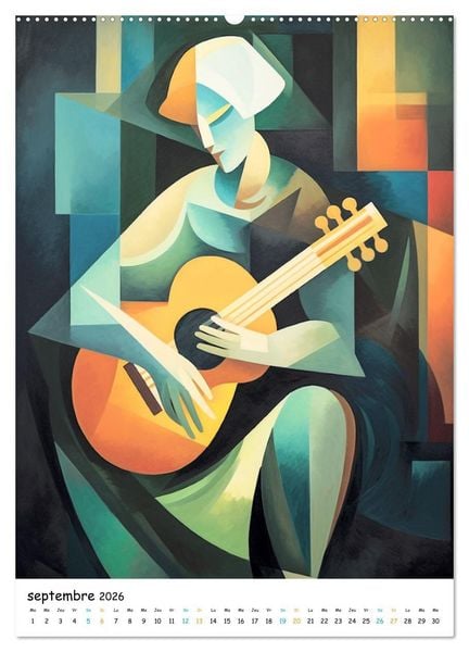 Produktbild: Ballade symphonique (Calendrier mural 2026 DIN A2 horizontal) calendrier de bureau