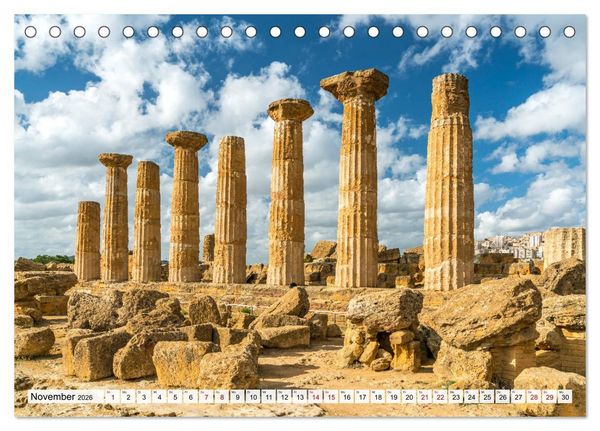 Produktbild: Italien - Sizilien (Tischkalender 2026 DIN A5 quer), CALVENDO Monatskalender