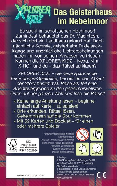 Produktbild: Xplorer Kidz. Das Geisterhaus im Nebelmoor