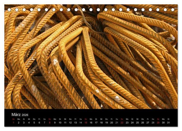 Produktbild: Baustellen (Tischkalender 2026 DIN A5 quer), CALVENDO Monatskalender