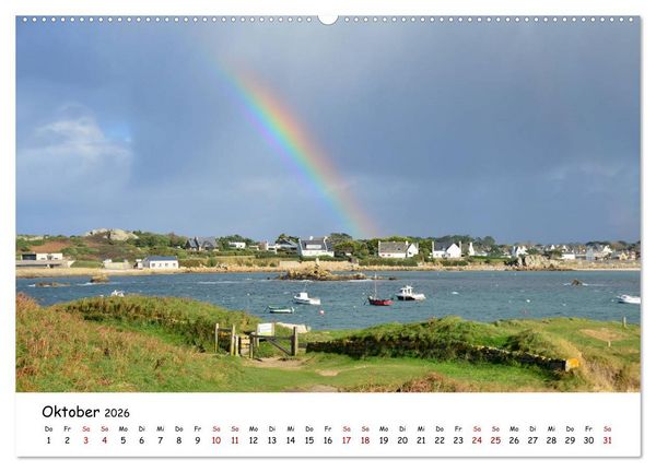 Produktbild: Bretagne. D&eacute;partement Finist&egrave;re - C&ocirc;te des Abers (hochwertiger Premium Wandkalender 2026 DIN A2 quer), Kunstdruck in Hochglanz