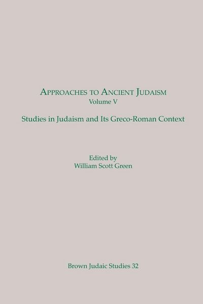Produktbild: Approaches to Ancient Judaism, Volume V